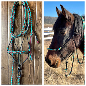 Fabricant direct d'équipements équestres : Licol en corde réglable pour chevaux, pour l'extérieur - Product Image 4