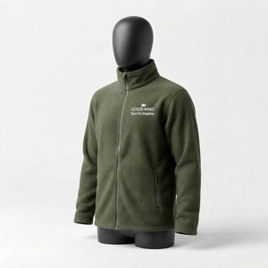 Veste polaire pour homme, personnalisable, légère, chaude, pour l'hiver, décontractée, respirante, zippée - Product Image 5