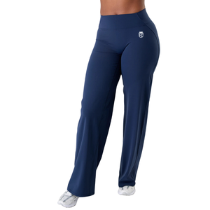 กางเกงขายาวเอวสูงทรงหลวมสำหรับผู้หญิง เหมาะสำหรับออกกำลังกาย โยคะ ยืดหยุ่น สวมใส่สบาย เหมาะกับการฝึกซ้อมและสวมใส่ลำลอง - Product Image 5