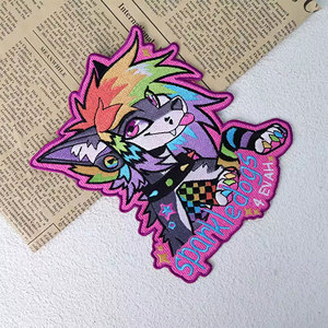 Wholesale Eco-Friendly Chenille <b>Patches</b> <b>Sew</b>-<b>On</b> Style Woven Fabric Colorful Custom Logo High Quality Embroidery Sequins <b>Patches</b> - Product Image 1