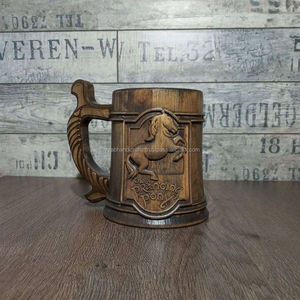 Tasse à café en bois écologique bière vin mangue tasse en bois pour café tasse à thé de l'Inde - Product Image 1