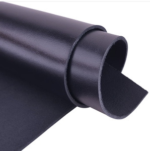 Cuero curtido vegetalmente utilizado para productos de cuero |   Cuero Vegetal Genuino Curtido COLOR NEGRO ETC - Product Image 1