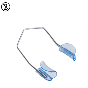 Speculum à lame en plastique solide Barraquer, à corps large, à usage unique, jetable, boîte de 10, instrument chirurgical ophtalmique pour paupières - Product Image 2