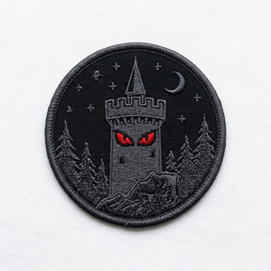 Parches bordados a máquina personalizados termoadhesivos con diseños de espada, dragón, alas y círculo, al por mayor para ropa y chaquetas de motociclistas - Product Image 3