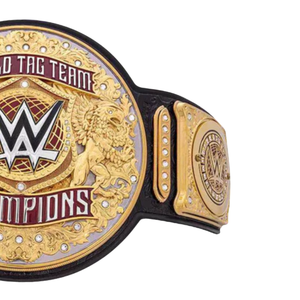 Ceinture de championnat du monde des équipes de la WWE, personnalisable, de haute qualité, or et noir, ceinture sportive personnalisée, ceinture de champion personnalisée, objet de collection - Product Image 4