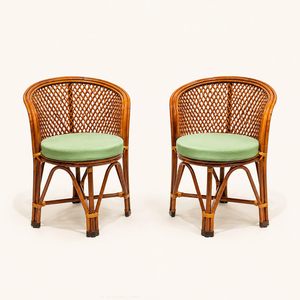 Ensemble de chaises et table en bambou de qualité supérieure |   Design moderne du milieu du siècle |   Chaises de jardin pliantes pour la maison, pieds droits |   Salle à manger et salon - Product Image 1