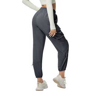 Service OEM – Pantalons pour femmes de haute qualité en gros – Pantalons cargo décontractés à taille élastique pour l'été – En solde - Product Image 6