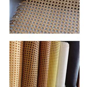 Panel Sintético de Mimbre Plástico Natural de 3mm de Grosor, Tipo Ojo de Zorro, en Rollo, para Sillas, Gabinetes, Paneles de Pared y Agricultura - Product Image 6