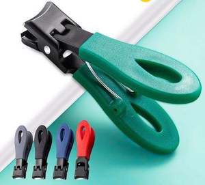 Coupe-ongles portable ultra-affûté en acier inoxydable à mâchoires larges pour ongles épais, 5 couleurs (vert, rouge, noir, gris, noir) – Hommes et Femmes - Product Image 3