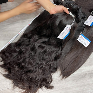 Extensiones de Cabello Humano 100% Natural de un Solo Donante, Color Negro Natural, Sedoso y Liso, Alta Densidad, Proveedor de Vietnam, Precio al por Mayor - Product Image 3