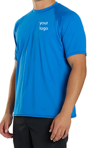 Camiseta Deportiva de Alto Rendimiento con Protección Solar UPF50+, Spandex/Poliéster, Logotipo Frontal, Secado Rápido, Absorbe el Sudor, Disponible para Marca Privada OEM, Venta al Por Mayor - Product Image 4