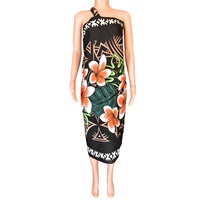 Nuevo Diseño de Pareo de Playa, Falda Envolvente Estampada, Traje de Baño, Cubrebañador para Mujer