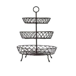 Nouveauté : Panier de rangement de comptoir de cuisine en fil de fer à 3 niveaux pour fruits et légumes, durable, taille et forme personnalisables - Product Image 6