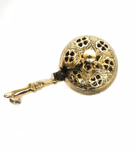 Classic Islamic Bakhoor <b>Incense</b> <b>Burner</b> Arabic Oud Holder Eco-friendly Natural Metal for Home Prayer Area and Cultural Decoration - Product Image 5