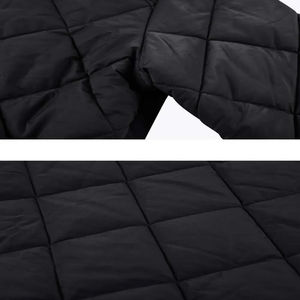 Veste bomber matelassée d'hiver pour homme, personnalisée OEM, en polyester/coton, imperméable, coupe-vent, avec fermeture éclair bidirectionnelle et fourrure de mouton - Product Image 6