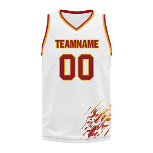 Ensemble d'uniformes de basketball pour hommes adultes, personnalisable, en polyester, certifié BSCI, vente en gros, impression couleur, grandes tailles, séchage rapide - Product Image 4