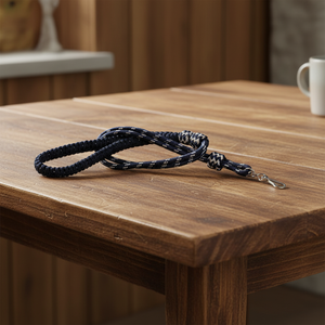 Cordón Personalizado con Diseño del Uniforme del Padre en Blanco y Negro, Cordón Promocional de Alta Calidad en Material Viscosa - Product Image 5