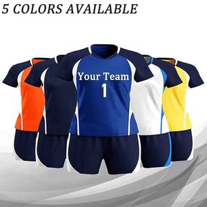 High Customizable Men's Volleyball Jersey Shorts <b>Set</b> 100% Polyester Digital Print Breathable Fabric Elastic Waist Personalized - Product Image 1