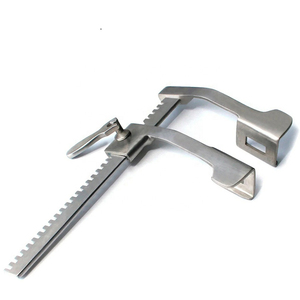 Écarteur de côtes de qualité supérieure avec 2 lames en acier inoxydable, instruments chirurgicaux réutilisables, écarteurs de côtes - Product Image 2