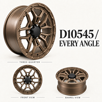 Jantes forgées en aluminium concaves à 16 branches, finition bronze satiné + enjoliveur noir, 18-22 pouces, 5x112 5x120 5x130 pour Audi Mercedes