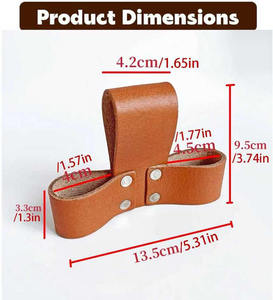 Customized Handmade Cowhide Leather Axe Hatchet Holster <b>Belt</b> Loop | Waterproof High-Capacity Adjustable Strap Outdoor <b>Work</b> - Product Image 2