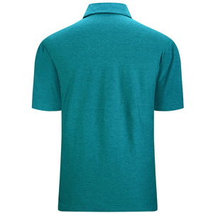 2026 New Arrival Hot Selling Solid Color Polo Shirts Knitted Short Sleeve Polo Shirt Casual Style 100% Polyester - Product Image 6