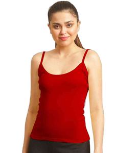 Women's Premium <b>Lace</b> Knitted Casual Camisole 100% Cotton Spaghetti Strap Relaxed Fit Smooth <b>Stretch</b> <b>Fabric</b> Apparel Factory - Product Image 2