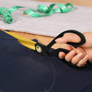 Forbici da Sarto Professionali per Lavori Pesanti, Forbici Affilate in Acciaio Inossidabile per Taglio Tessuti, Cucito e Artigianato - Product Image 4