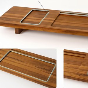 Premium Acacia Wooden <b>Bath</b> Tray for Tub Bathtub <b>Caddy</b> Tray Hotel Bathroom Accessories Wholesale from Vietnam - Product Image 3