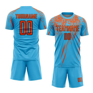 Polyester Material Soccer Uniform Custom Color High Quality Breathable Soccer Uniform For <b>Men</b> And Women - Product Image 3