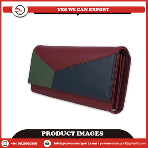 2026 New Arrival Handmade Vintage 100% Genuine Leather <b>Material</b> Multicolor Women's Hand Clutch Wallets Waterproof Large Capacity - Product Image 4