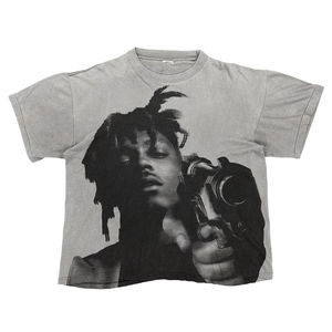 เสื้อยืดโอเวอร์ไซส์ทรงบ็อกซี่ คอตตอนผสมโพลีเอสเตอร์ พิมพ์ลายสกรีน ระบายอากาศได้ดี น้ำหนักมาก เป็นมิตรกับสิ่งแวดล้อม แบบยูนิเซ็กส์ ตัดเย็บทรงครอป ไหล่ตก - Product Image 4