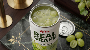 Rita Real Grape 325ml Premium Green Grape Juice Canned Fruit Beverage Refreshing <b>Soft</b> <b>Drink</b> Wholesale Supplier OEM ODM Bulk - Product Image 2