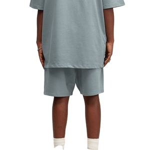 2025 nouveauté lavage à l'acide Shorts tissu mélangé coton Shorts sport poche cachée hommes sweat Shorts avec bandes - Product Image 1