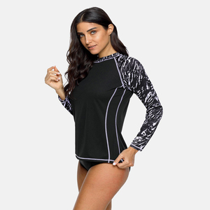 Traje de Baño de Manga Larga para Mujer, Sexy, Protección UV, Secado Rápido, para Playa y Gimnasio, Diseño Personalizado, OEM ODM, Venta Caliente - Product Image 3