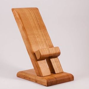 Soporte Moderno para Teléfono Móvil de Madera Natural, Base para Smartphone, Organizador de Escritorio para el Lugar de Trabajo - Product Image 3
