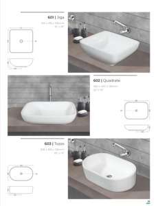 Lavabo Ovalado Blanco para Baño, Lavabo Moderno para Encimera, 505 x 305 x 125 mm - Product Image 2