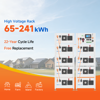 Batería de Alto Voltaje Lifepo4 para Almacenamiento de Energía de 100kWh 200kWh, Paquete de Baterías Lifepo4 de 48V para Uso Industrial y Comercial