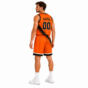 <b>Men's</b> custom Basketball Sports Uniform Jersey Shorts Set Sleeveless Breathable Team Wear for Training Team Sportswear - Product Image 5