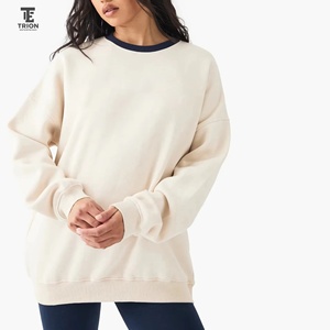 Sudadera Azul Marino para Mujer con Bloques de Color y Logotipo Personalizado, Novedad 2026, Venta al por Mayor, Servicio OEM, Diseño para Invierno - Product Image 4