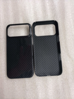 Casing HP Serat Karbon Harga Pabrik 3K Glossy Presisi/Lubang Kamera Besar untuk iPhone 17 Pro 17 Pro Max Cover Serat Karbon