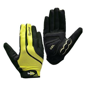 Guantes de Ciclismo Negros de Dedo Completo, Transpirables, Antideslizantes, con Gel en la Palma, para Ciclismo y Deportes al Aire Libre - Product Image 1