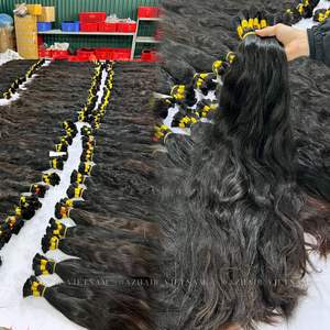 Extensions de cheveux humains vietnamiens en vrac bruts d'un donneur unique Qualité #613 Colorant blond Sans mélange Faisceau de cheveux synthétiques - Product Image 5