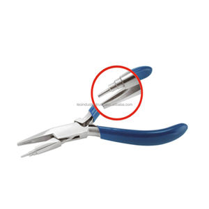 Mini pinces vertes à poignée imprégnée TPR/ PVC, outil coupe-fil pince à bijoux avec poignée isolée - Product Image 2