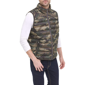Men's Utility Puffer <b>Vest</b> Multi Pocket Quilted Sleeveless Jacket Wholesale Factory Manufacturer Comfortable Sleeveless Winter - Product Image 4