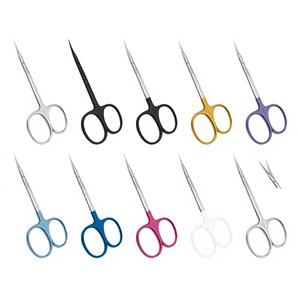 Ciseaux à ongles professionnels pour manucure, lame courbée, acier inoxydable, coupe-cuticules manuel pour droitiers, précis et sûr - Product Image 1