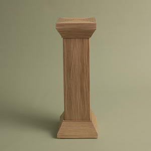 Support carré en rotin artisanal, colonne de présentation en osier, support de plante décoratif, socle pour la décoration de la maison, du salon ou de l'hôtel - Product Image 2