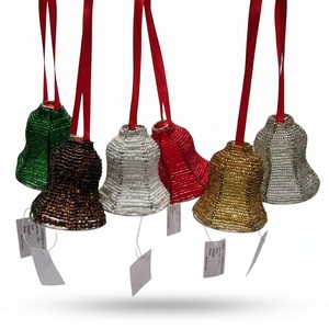 Premium Metal Christmas Hanging Ornament With Decorative Snowflake Design For Holiday <b>Tree</b> And Christmas Decoration - Product Image 3