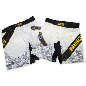UFC Islam Makhachev Men's Lightweight Boxing <b>Shorts</b> Fight Gear Training Gym Wear Sports <b>Kickboxing</b> BJJ Wrestling Quick Stretch - Product Image 3