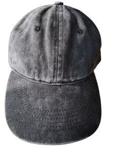 Gorra de béisbol unisex ajustable de algodón lavado estilo vintage, de sarga lisa, con letras a la moda, tipo Dad Hat - Product Image 2